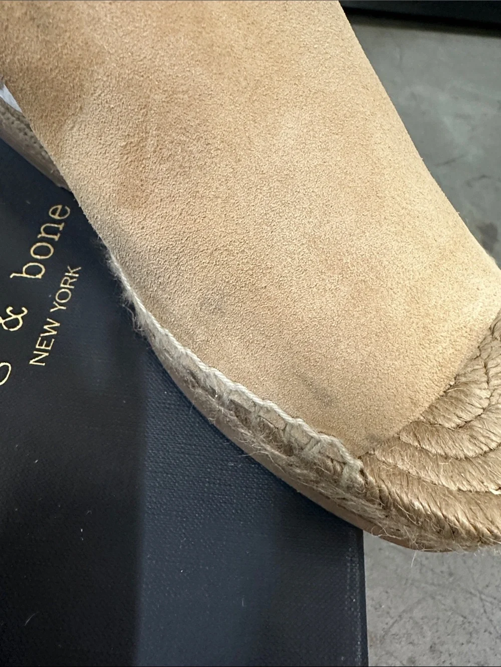 rag & bone Dune Suede Espadrille Wedge Sandals